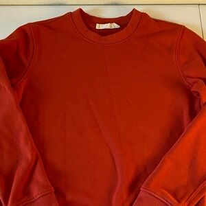 Everlane Fall Orange Crew Neck Sweater Sz XXS